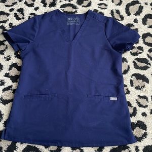 Fig Scrub Top